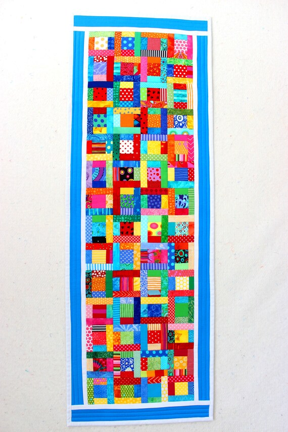 Spectacular Color Striped Improv Patchwork Table Runner Colorful Kaffe Fassett Fabric Table Topper Modern Quilted Table Runner Table Quilt Spectacular Color Striped Improv Patchwork Table Runner Colorful Kaffe Fassett Fabric Table Topper Modern Quilted Table Runner Table Quilt