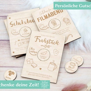 Valentinstagsgeschenk Idee | Zeit statt Zeug | Geschenkkorb Frau | Gutscheine | Mutter | Valentinstag | Kleinigkeit