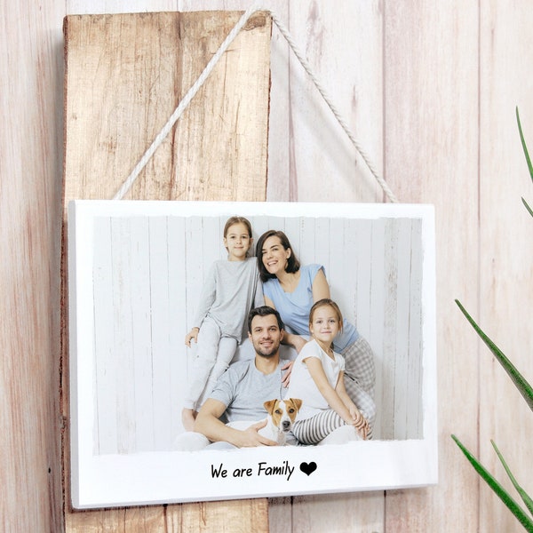 Fotogeschenk Familie, Fotogeschenk personalisiert, Fotogeschenke Freund, Foto auf Holz, Foto auf Holzbrett