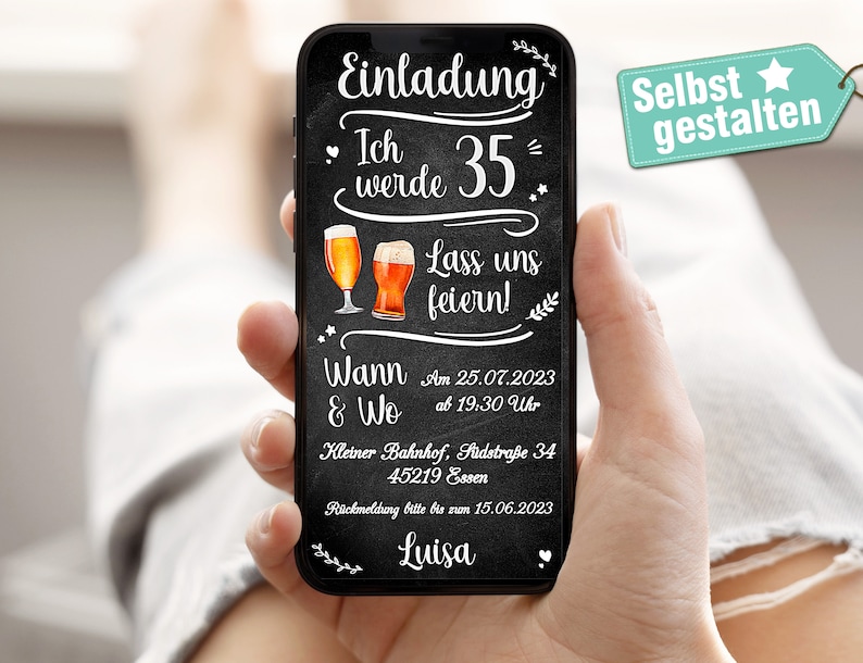 Einladung Geburtstag WhatsApp