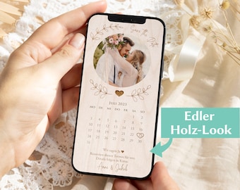 Save the Date |  Einladung | Digital | Zum Versenden per WhatsApp | Personalisiert | Hochzeitseinladung | Hochzeitsdatum