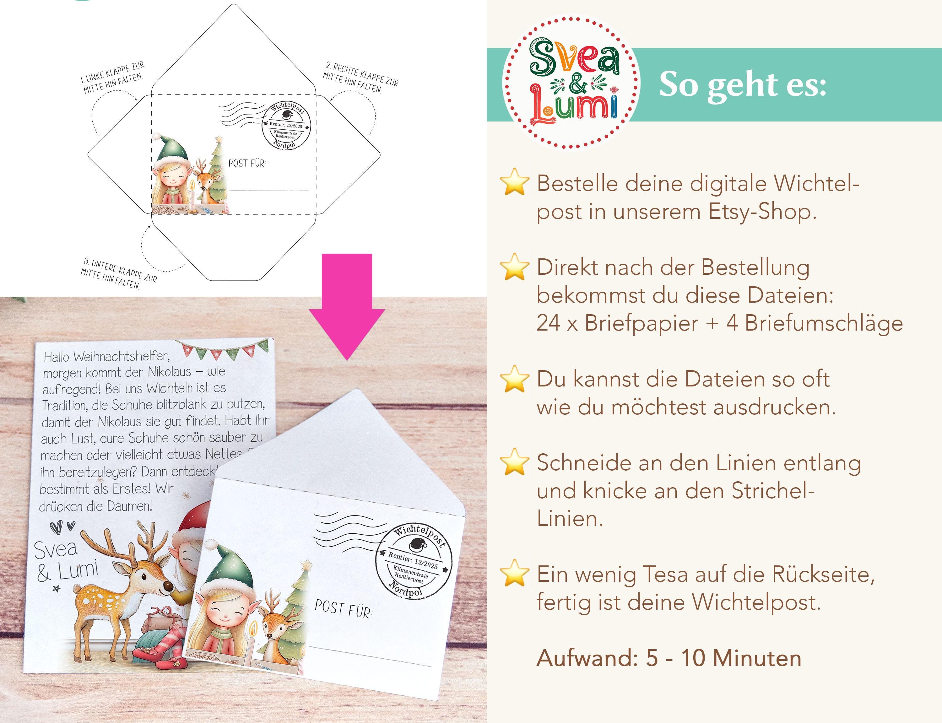 Printable Elf Letters With 24 Elf Stories for Download - Nisse & Lumi ...