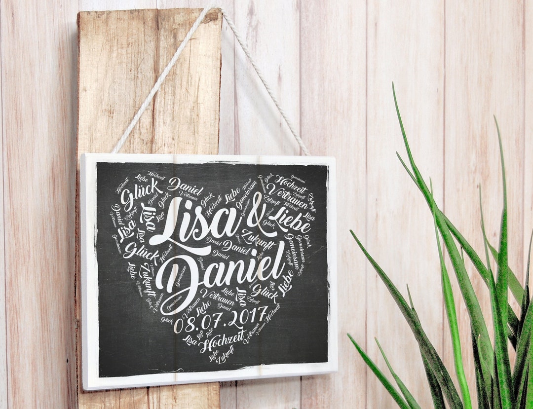 Geschenk zur Hochzeit Etsy.de