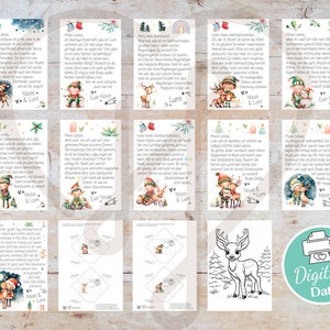 24 Wichtelbriefe Zum Ausdrucken Adventskalender Wichtelpost
