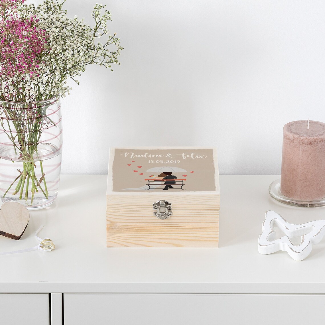 Geschenkbox zur Hochzeit Geldgeschenk für das Brautpaar Etsy.de