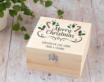 Weihnachtsgeschenk personalisiert, Geldgeschenk Weihnachten, Geschenk zu Weihnachten, Geschenkbox, Geldgeschenk