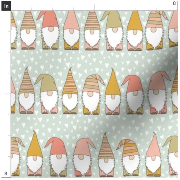 Valentines Fabric Gnome