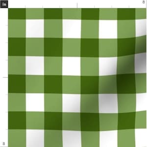 Groene gingangstof: aquarelruit, St. Patrick&#39;s Day, stof op maat gesneden