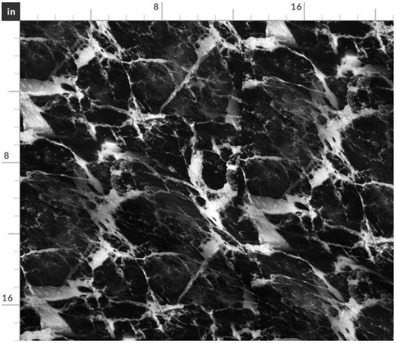 Black Marble Fabric by the Yard Marble Print Gender - Etsy