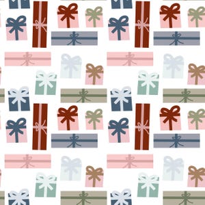 Christmas Packages Fabric By The Yard | Christmas Fabric | Pink Christmas | Holiday