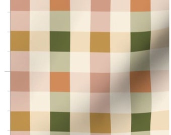 Easter Gingham Fabric By The Yard | Easter Plaid | Easter Fabric | Boho | Pastel | Spring | Made To Order