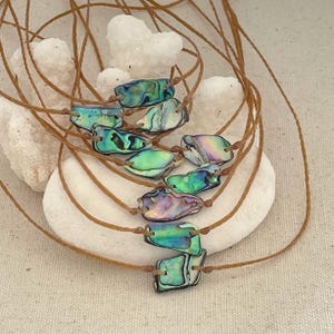 Braided Abalone Shell Bracelet, Paua Shell Beach Bracelet, Rustic Bracelet, Summer Boho Bracelet, Raw Natural Shell Bracelet, Waterproof