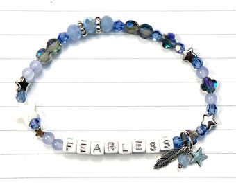 Armband met liefdesverhaal, onbevreesde sieraden, tijdperkentour met kralen lyrische kunst, handgemaakte sierlijke bedelsieraden