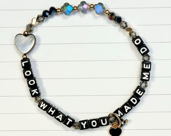 Reputation, Ready For It, Don’t Blame Me, Look What You Made Me Do, Gorgeous, TS Eras Tour Friendship Bracelets, Stackable Beaded Bracelets