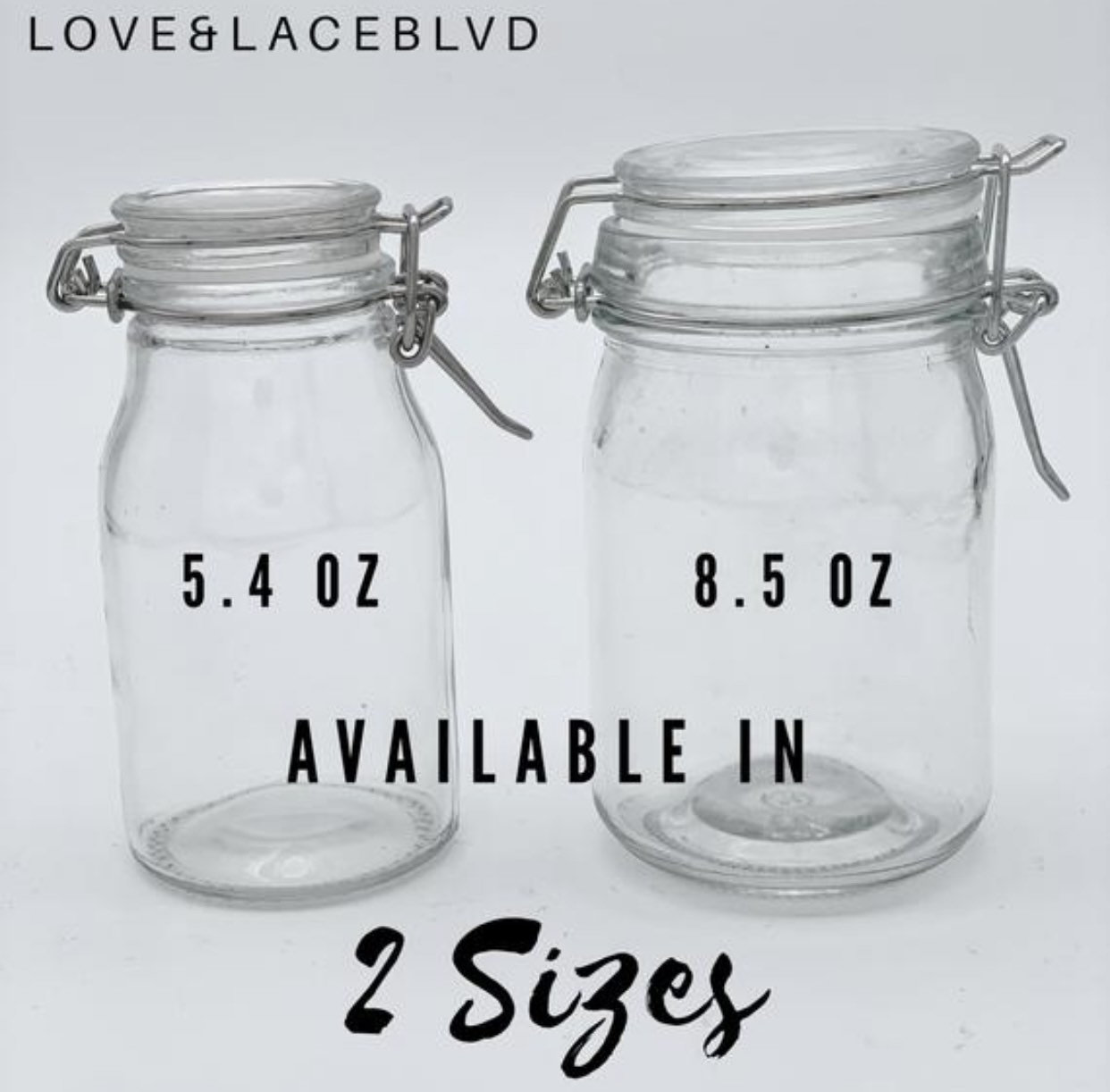 Estilo Complete Includes Clear Ti Spice Set 14 Glass Jars with