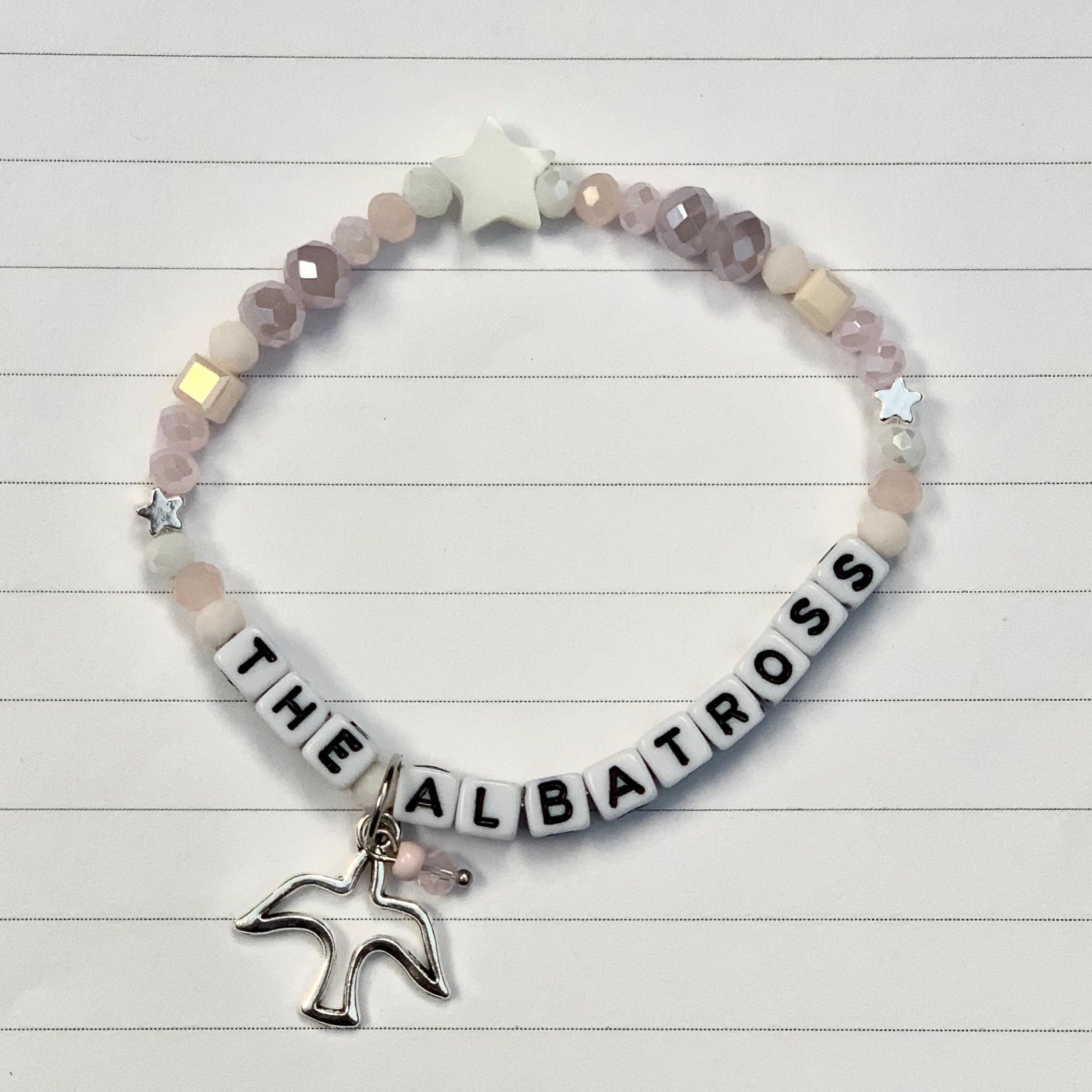 Amazon.com: Stainless Steel Charm Chain Adjustable Size Bracelet A  Wandering Albatross At Sea for Women Girls : Everything Else