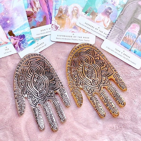 Hamsa Hand Burner/Hand of Fatima/Hand of Compassion - Spiritual Incense Burning Dish