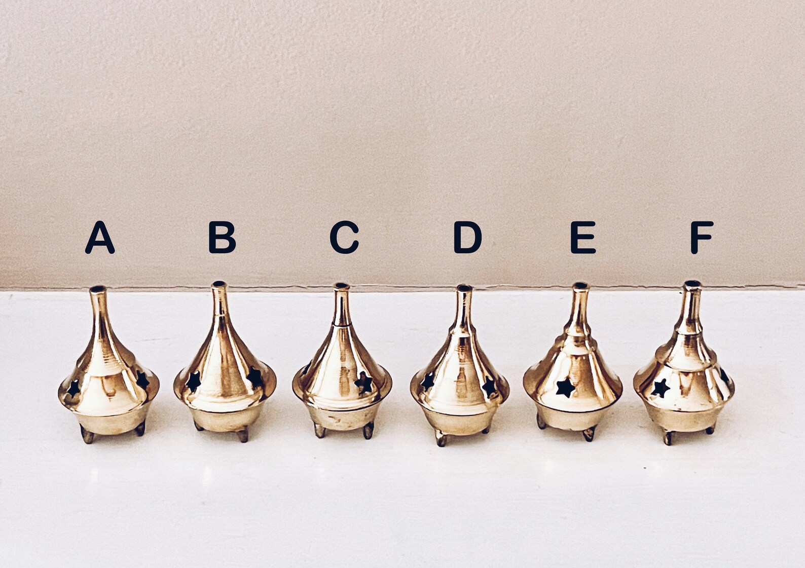 Small Brass Incense Cone Burner/incense Cone Burner Etsy UK