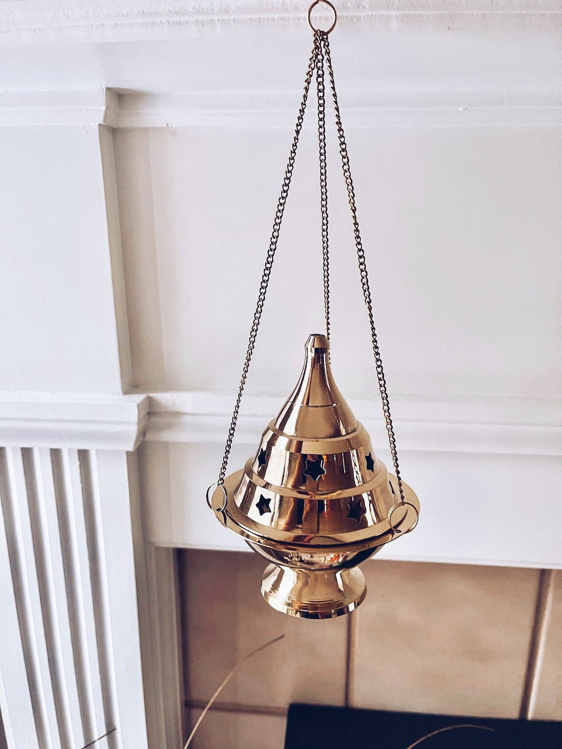Brass Hanging Censer Burner/Charcoal Burner/Incense Burner Etsy