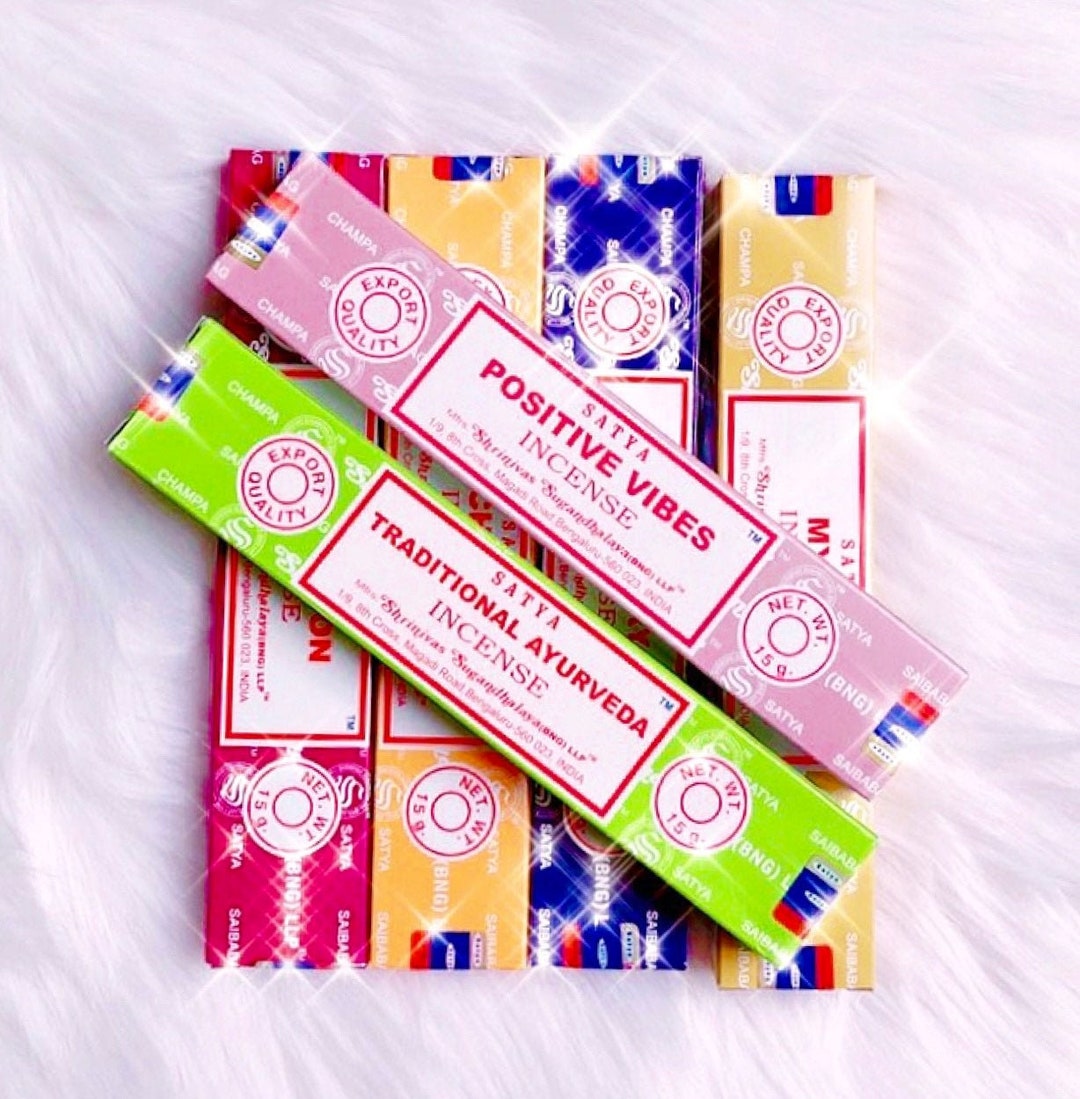 Satya Incense, Sacred Symbol, Aromatherapy Healing, Purification