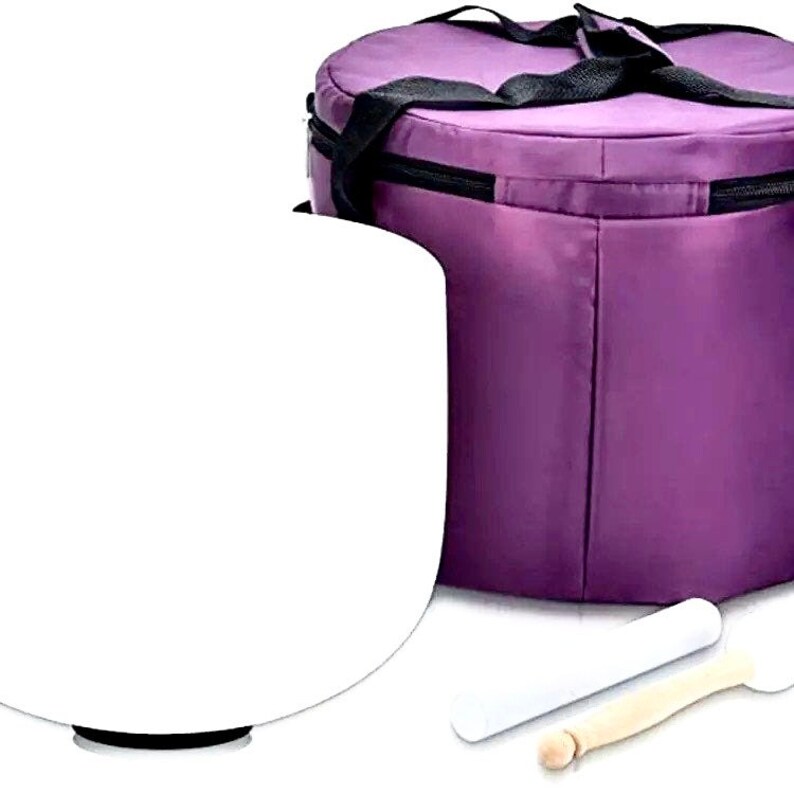 Crystal Quartz Singing Bowl Set W/bag Suede Mallet Rubber Etsy