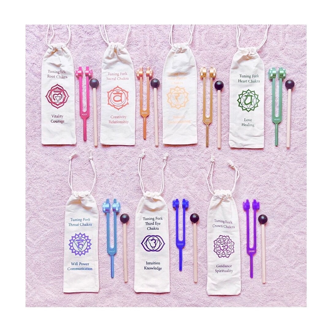 Tuning Forks, Sacred Solfeggio Tuning Fork, Sacred Frequencies, Chakra Weighted Tuning Forks
