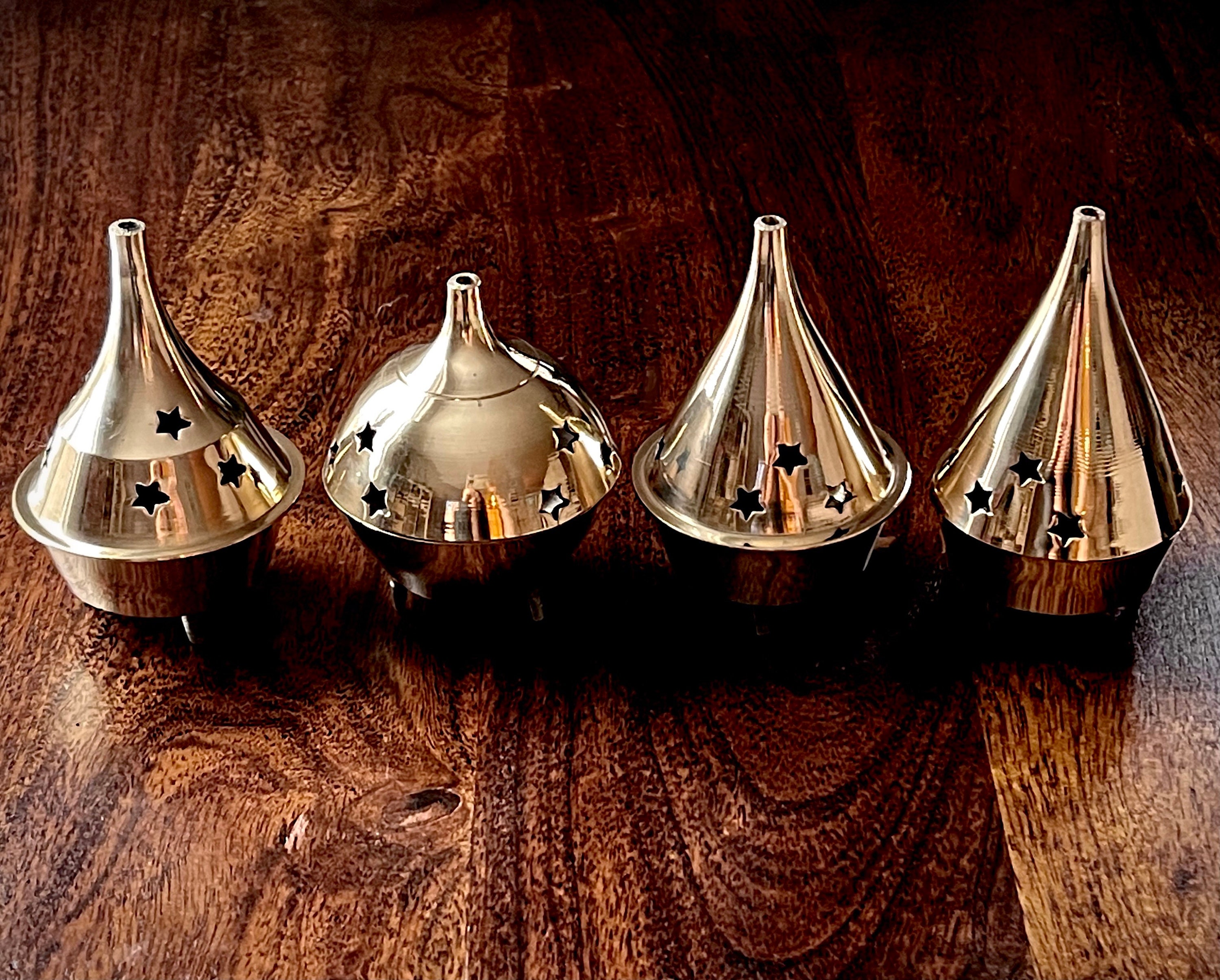 Large Brass Incense Cone Burner/incense Cone Burner/charcoal Etsy UK