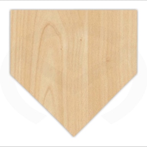 Home Plate  - 01551- Unfinished Wood Laser Cutout, Door Hanger, Home Decor, Ready to Paint & Personalize, Baseball, Various Sizes