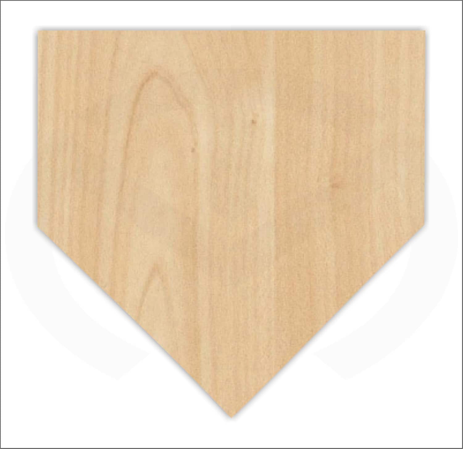 Home Plate Wood Cutout Shape Home Plate Wooden Blank New Zealand