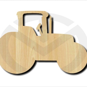 Unfinished Wood Tractor Door Hanger Laser Cutout, Various Sizes, Home Decor, Country, Farm