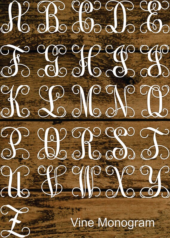 Script Various Sizes Unfinished Wood Heart Monogram Door Hanger Laser Cutout w Your Initial Valentine/'s Day Home Decor