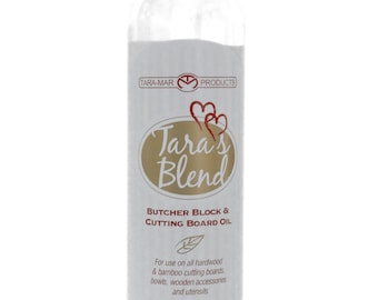 Tara's Blend Butcher Block and Cutting Board Oil 8 oz. bottle