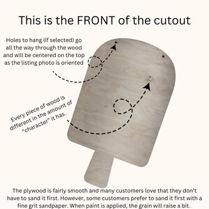 a picture of a wooden object with a caption