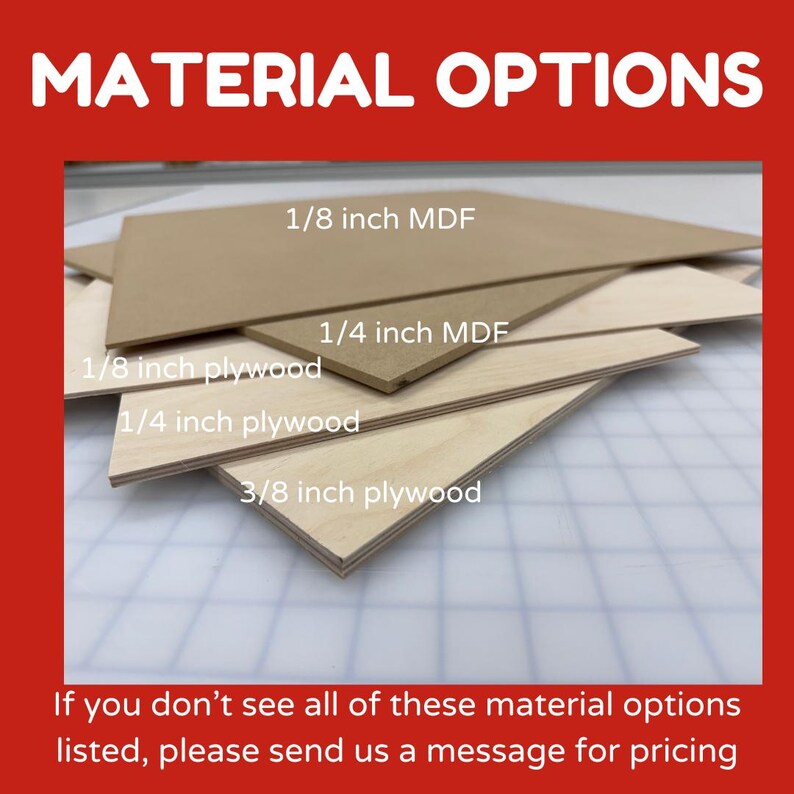 a pile of different types of plywood
