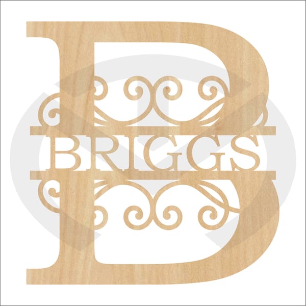 Initial Door Hanger Etsy