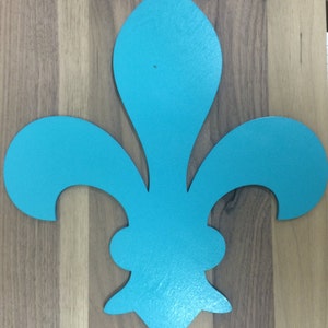 Fleur de Lis 01676 Unfinished Wood Laser Cutout, Home Decor, French decor, Various Sizes, Wreath accent, 2 styles image 4