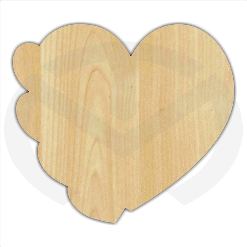 Unfinished Wood Heart With 4 Small Accent Hearts Laser Cutout Etsy Unfinished wood heart with 4 small accent hearts laser cutout etsy