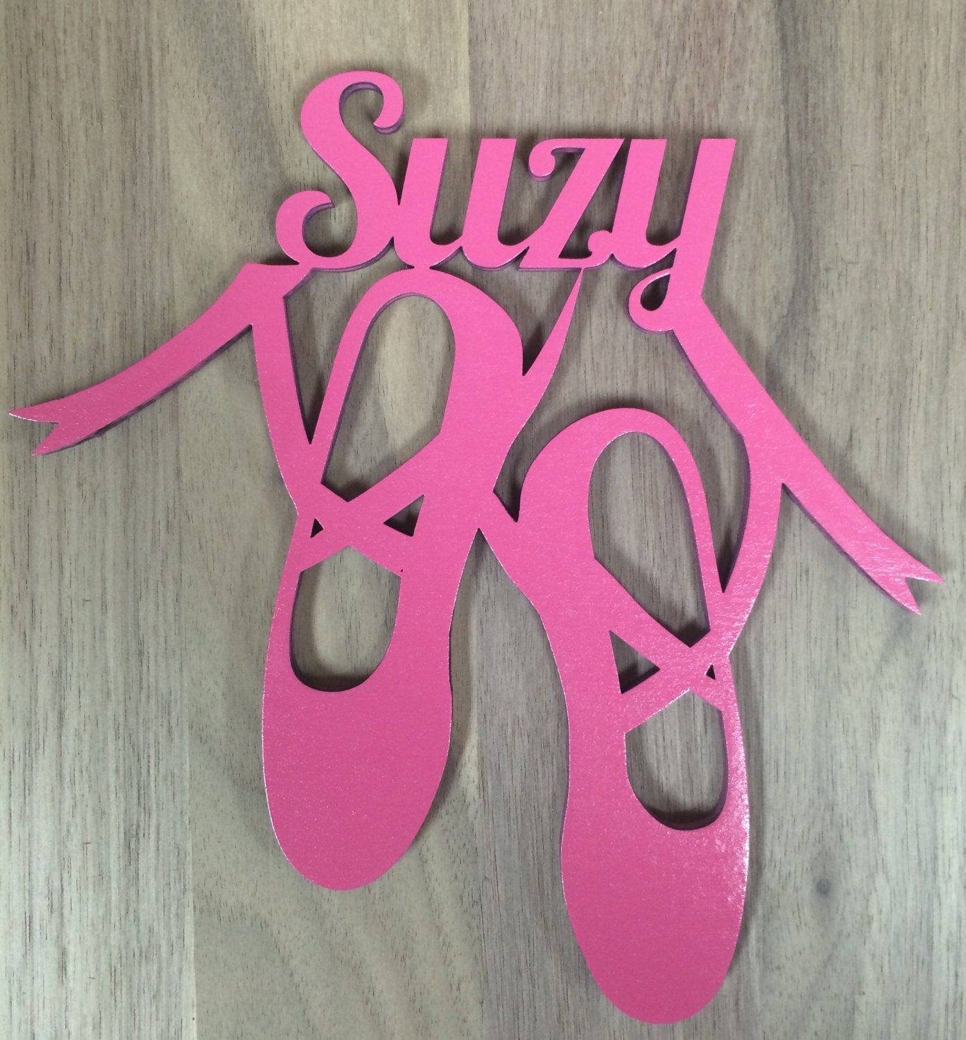 Custom Wooden Ballet Shoes with Name Various Sizes Etsy