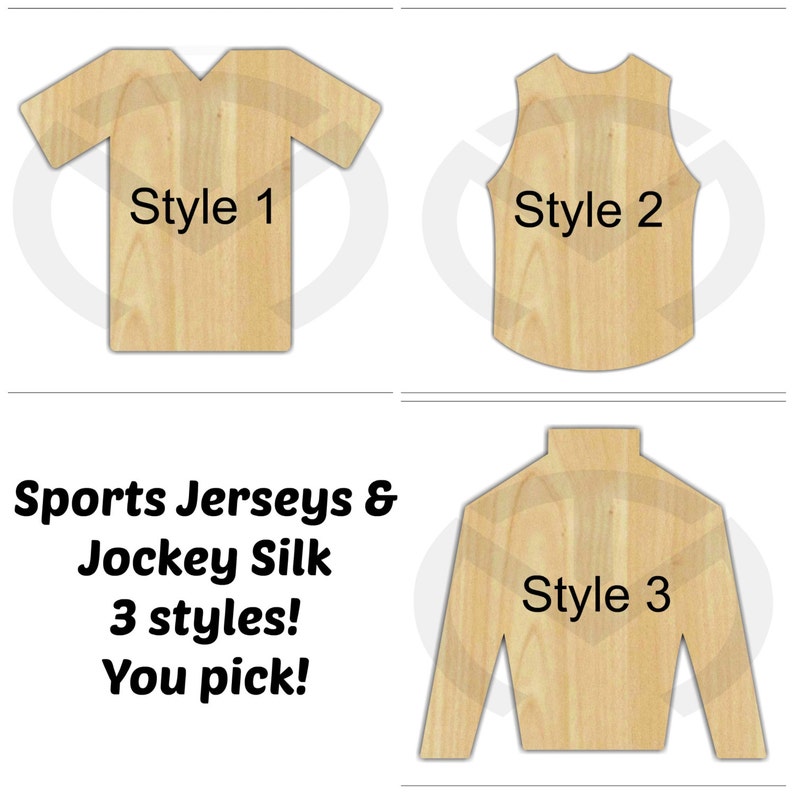 Jersey and Jockey Silk 01567 Unfinished Wood Laser Cutout Etsy