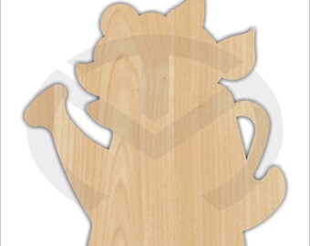 Watering Can Flower Bouquet -01651- Unfinished Wood Laser Cutout , Home Decor, Door Hanger, Ready to Paint & Personalize, Various Sizes