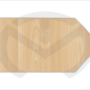 Pencil Shape - 01645- Fat Chunky Style, Unfinished Wood Laser Cutout, Teacher Sign, Teacher Appreciation, Wall or Door Art