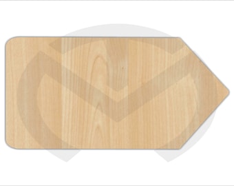 Pencil Shape - 01645- Fat Chunky Style, Unfinished Wood Laser Cutout, Teacher Sign, Teacher Appreciation, Wall or Door Art