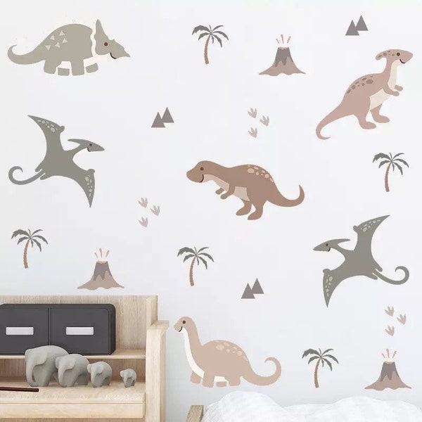Dinosaur Wall Decal Etsy Canada