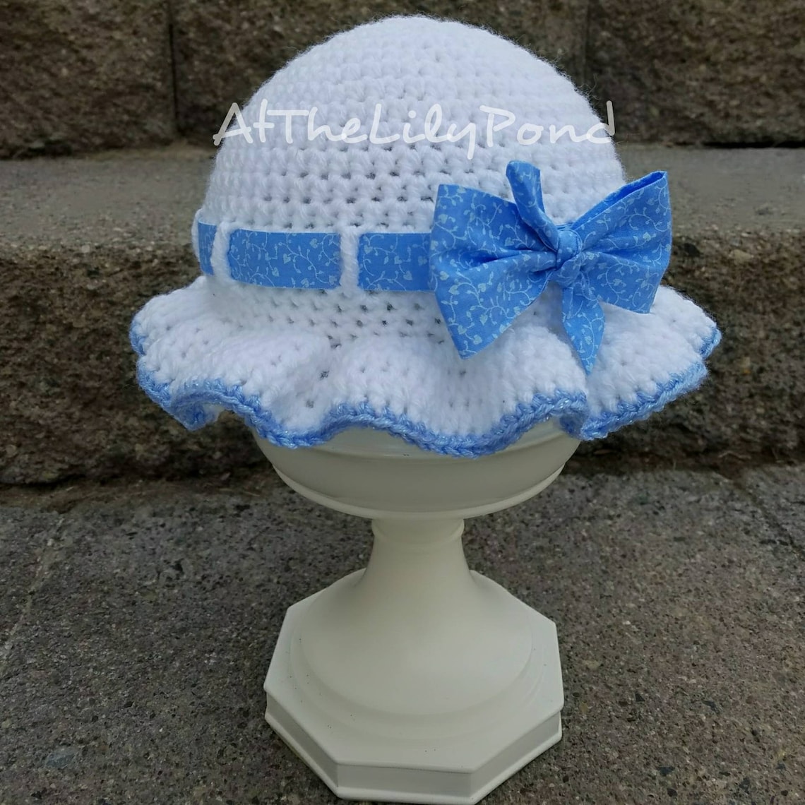 Girls Easter Hat Baby Easter Spring Hat White Easter Etsy