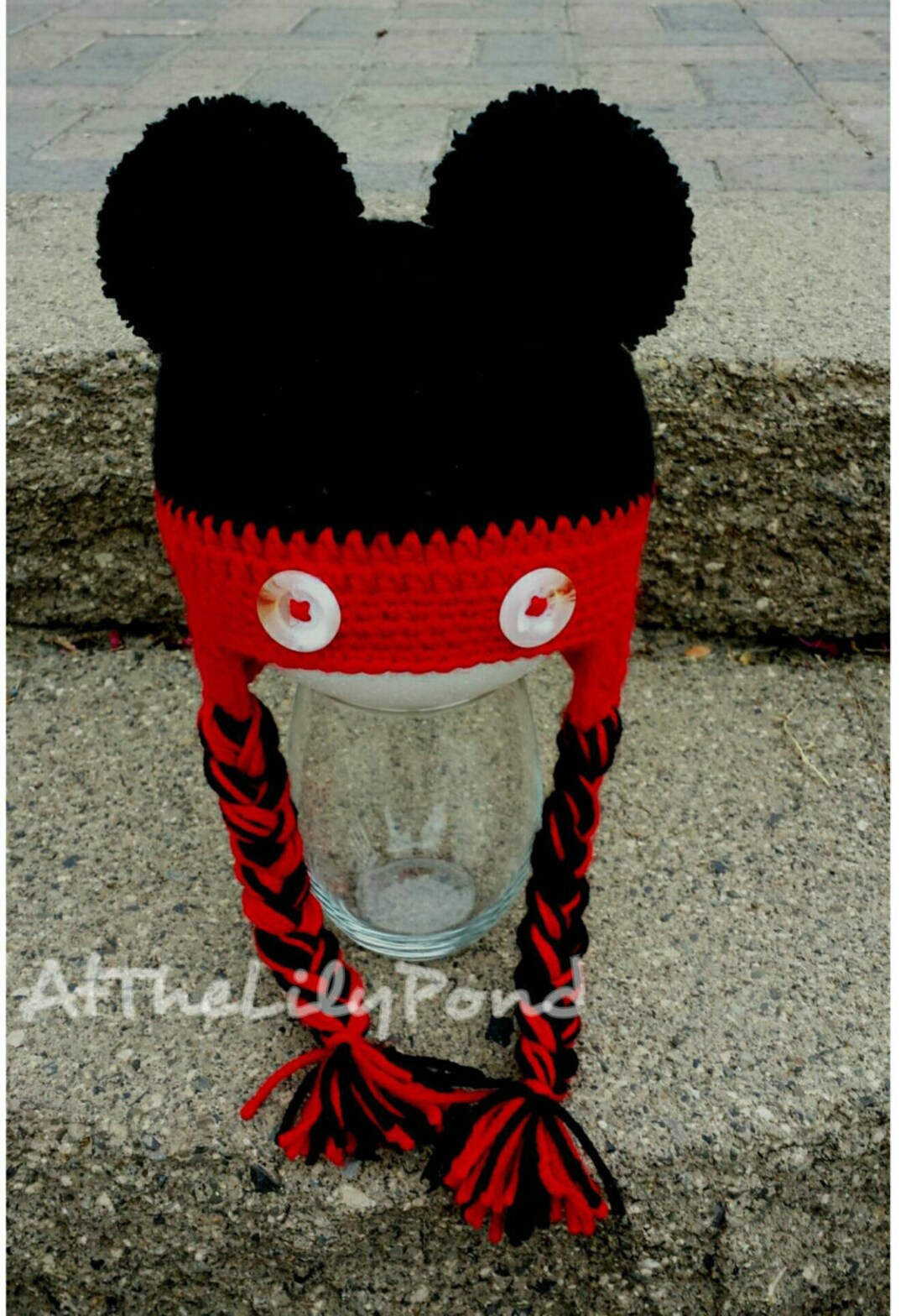 Mickey Mouse Beanie, Mickey Mouse Ears, Crochet Mickey Hat, Crochet Hat, Boys Winter Hat, Winter ...