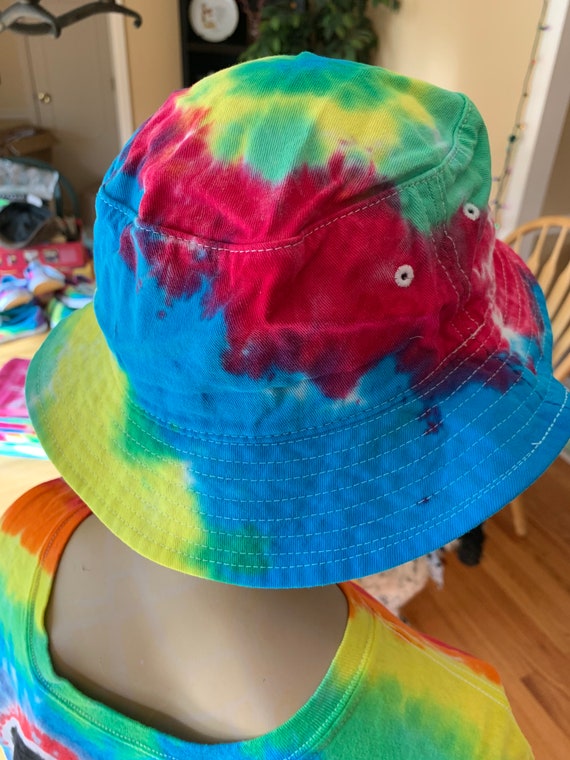 Tie Dye bucket hat unisex adult Etsy