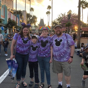 Mickey Mouse Inspired Custom Tie Dye Adult Unisex Tie Dye Shirt