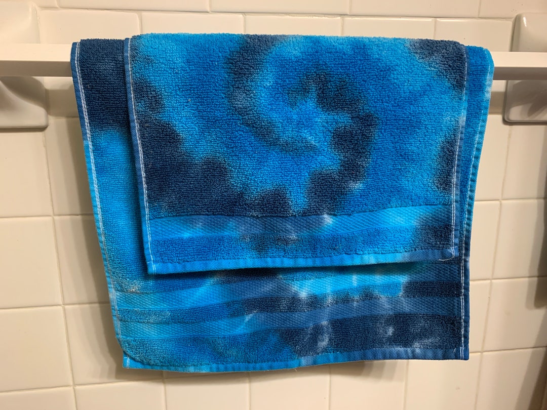 Tie Dye Pride Hand Towel and Matching Washcloth Etsy UK