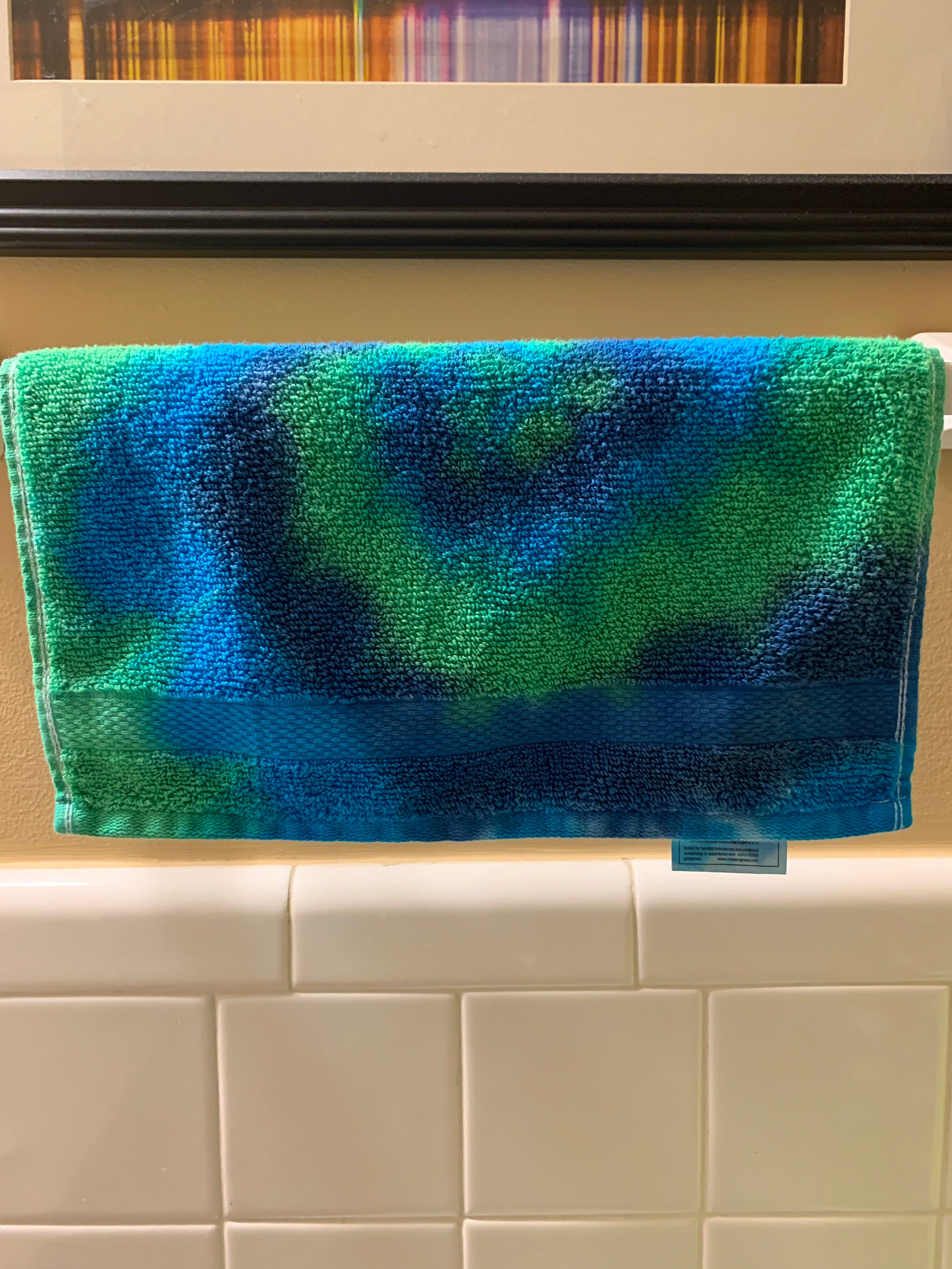 Tie Dye Pride Hand Towel and Matching Washcloth Etsy UK
