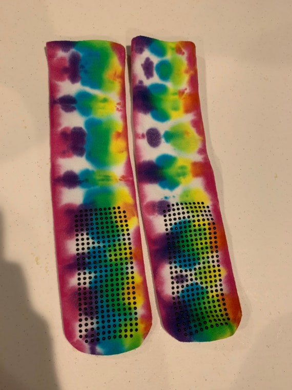 tie dye slipper socks
